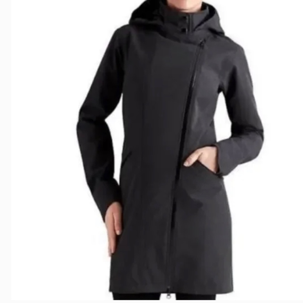 Athleta long raincoat S